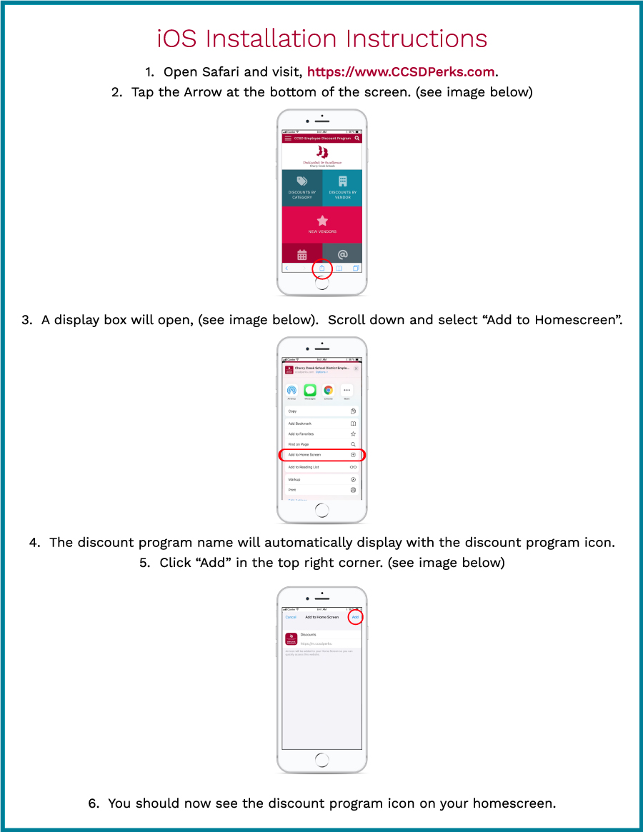 iOS Installation Instructions